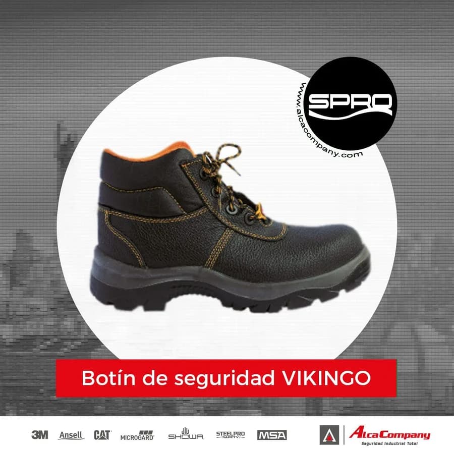 BOTIN VIKINGO NEGRO /NARANJA P/PREC IC/PR 39 VIKINGO
