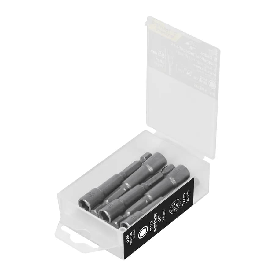 JUEGO DE DADOS MAGNETICOS 1/4 DE 5 PIEZAS TRUPER"