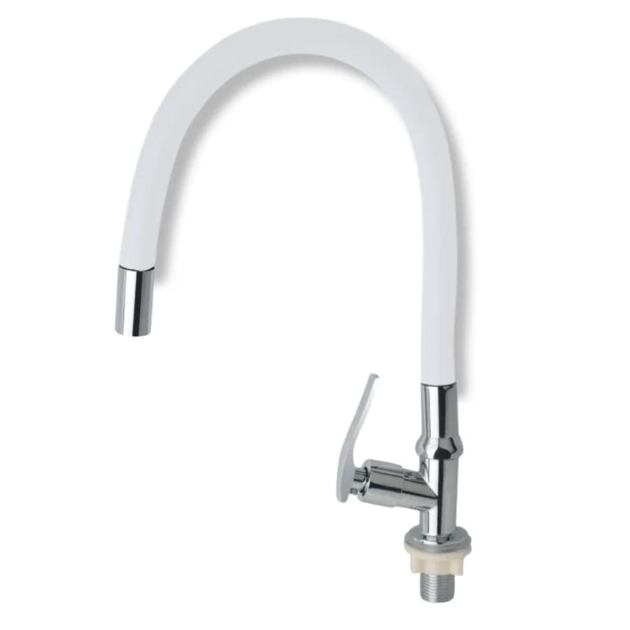 LLAVE DE LAVADERO MUEBLE P/GANSO FLEX BLANCO - C&A