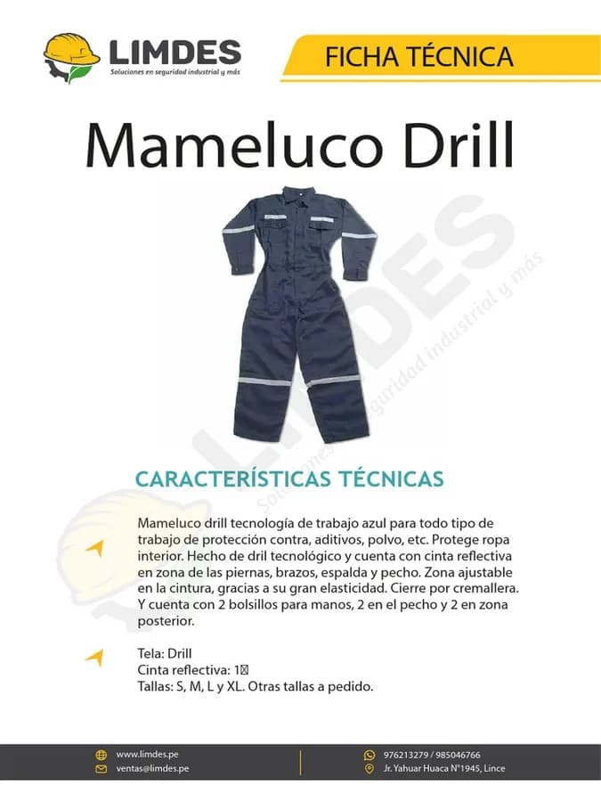 MAMELUCO DRILL BEIS T - L " S/M"