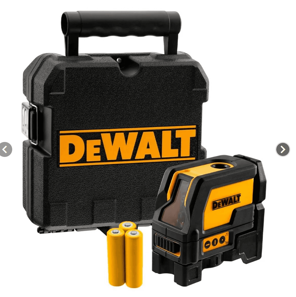 Nivel Láser Dewalt Dw0822 Líneas Puntos Plomada 15 Metros