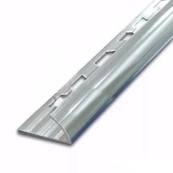 PERFIL ALUMINIO 11.5 MM X 2.40MTS BRILLANTE S/M