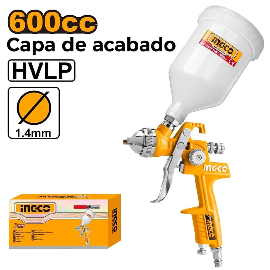 PISTOLA GRAVEDAD V/ALUMINIO (INC-ACC) PRO C&A
