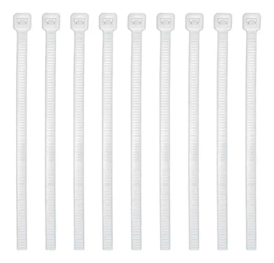 PRESINTO(CINCHO D/PLASTICO)NATURAL 100MM X 2.5 MM X 100 UND VOLTECH