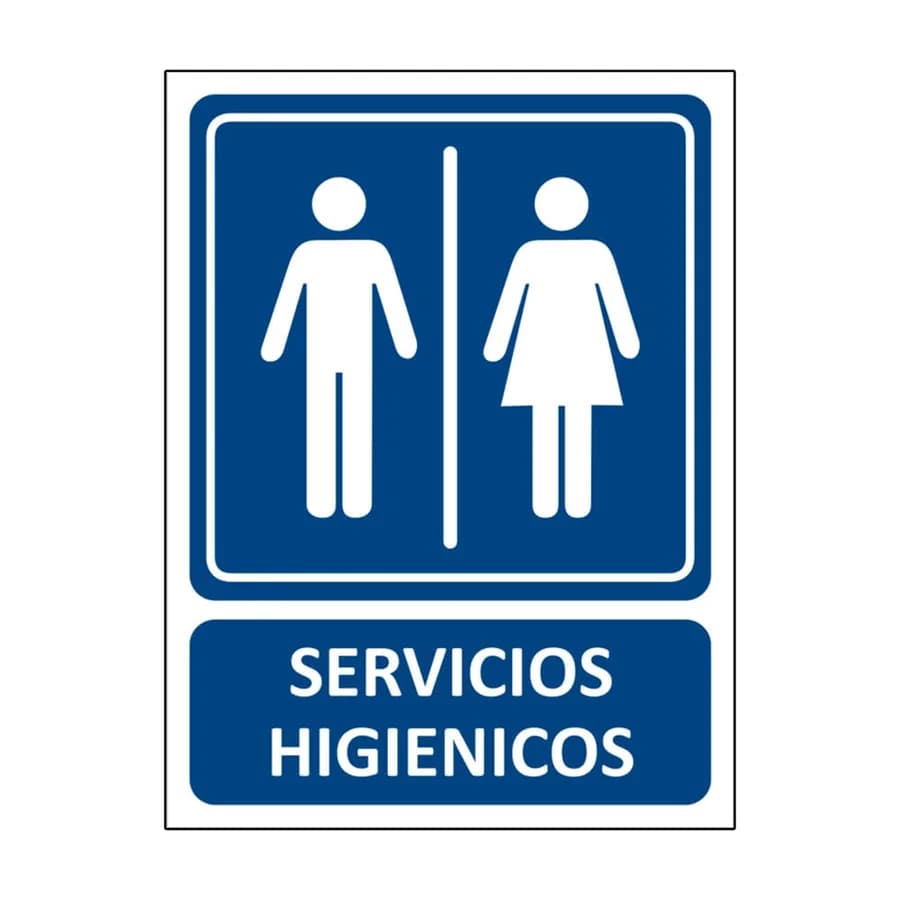 SEÑAL VINIL STICKER 15X20 CM S/M