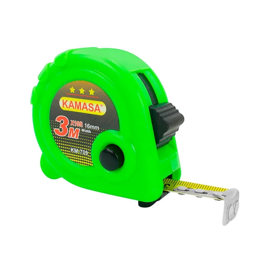 WINCHA PLASTICA 3M X 16MM KAMASA